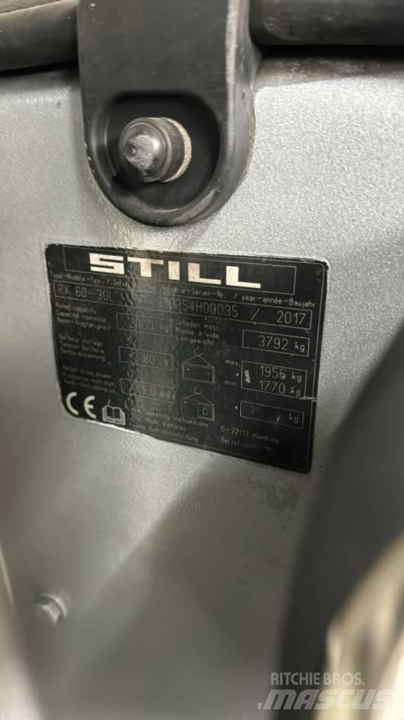 Still RX 60-30 Električni viličari
