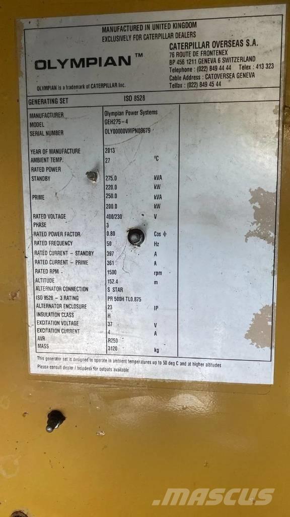 CAT GEH275-4 Dizel agregati