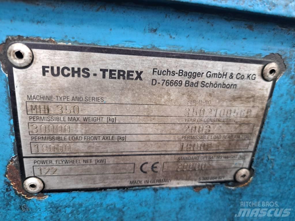 Fuchs MHL350C FQC Bageri za manipuliranje materijalom / otpadom