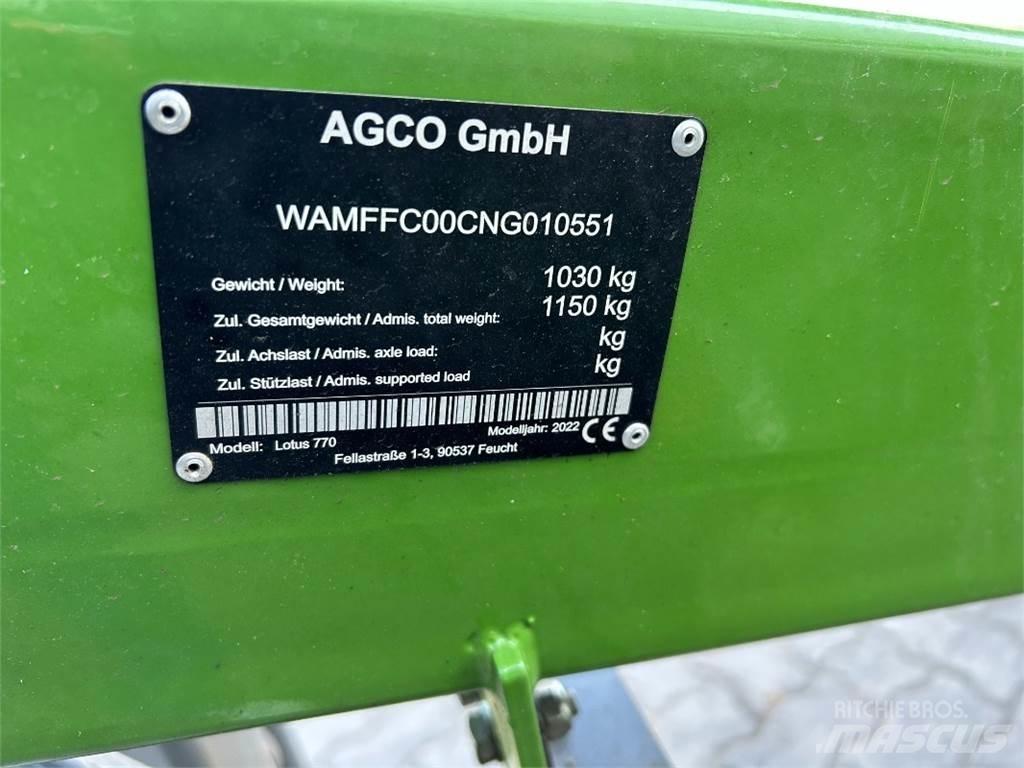 Fendt Lotus 770 Okretači i sakupljači sijena