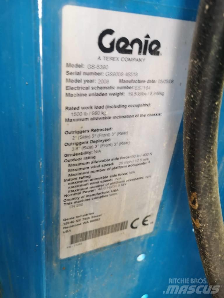 Genie 5390 Škaraste platforme