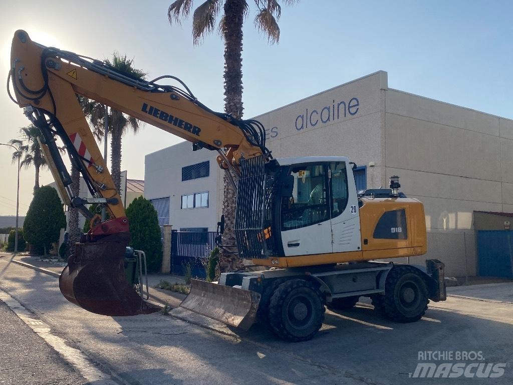 Liebherr A918 Bageri na kotačima