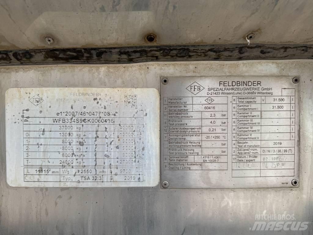 Feldbinder TSA 32.3 Tank prikolice