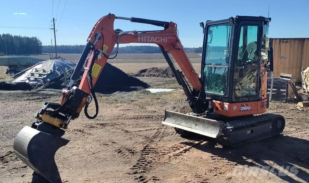 Hitachi Zaxis 26 U Mini bageri <7t