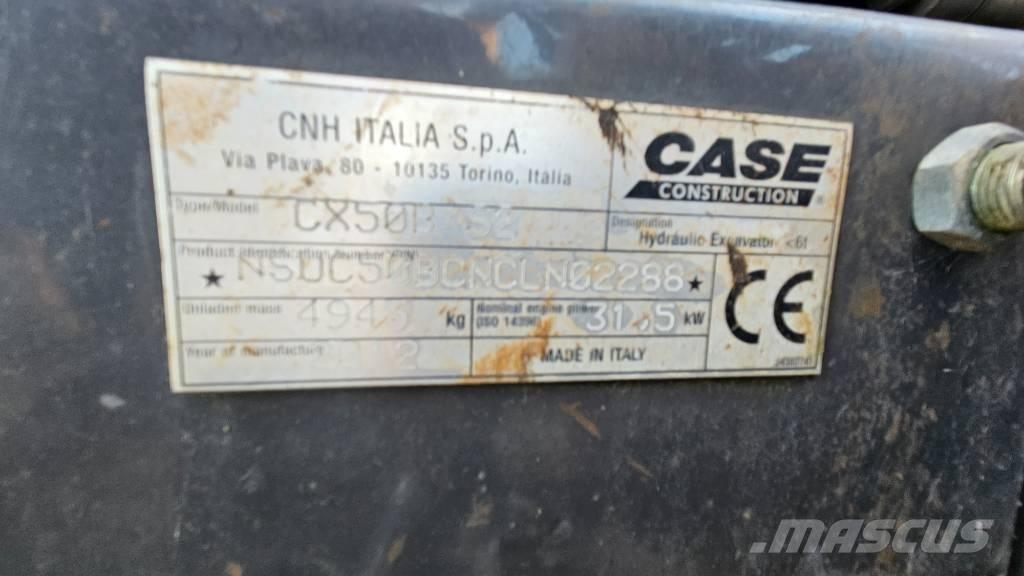 CASE CX50B Mini bageri <7t