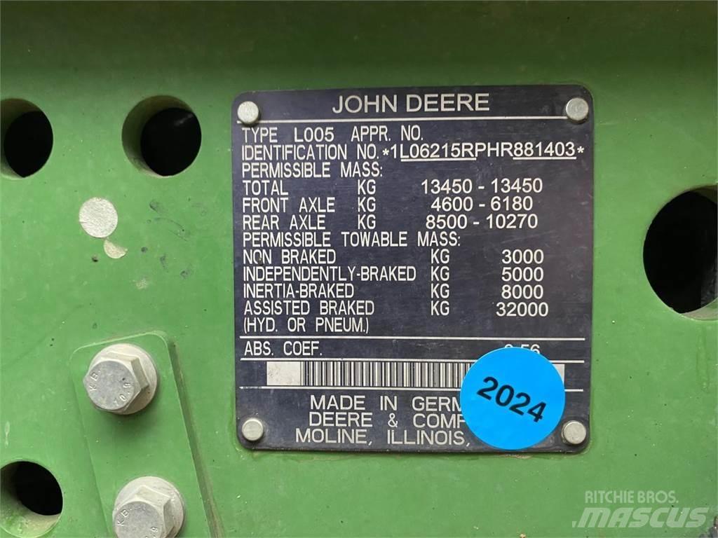 John Deere 6215R Traktori