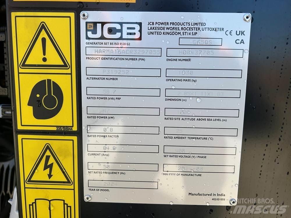 JCB G65QS Dizel agregati
