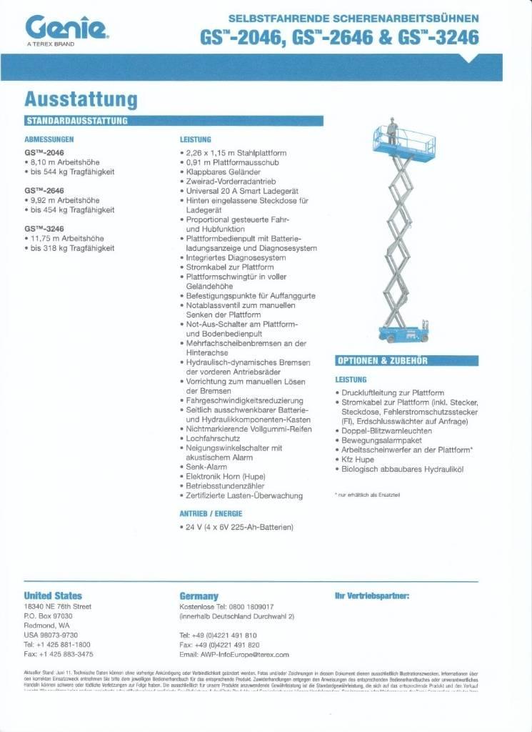 Genie GS 2646 Škaraste platforme