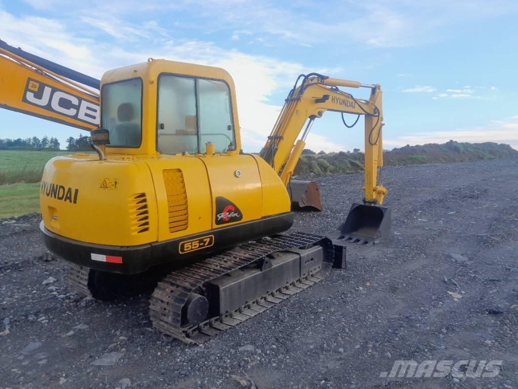Hyundai R55-7 Bageri gusjeničari