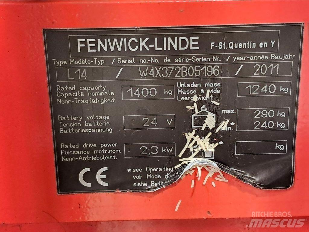 Linde L14 Ručni električni viličar