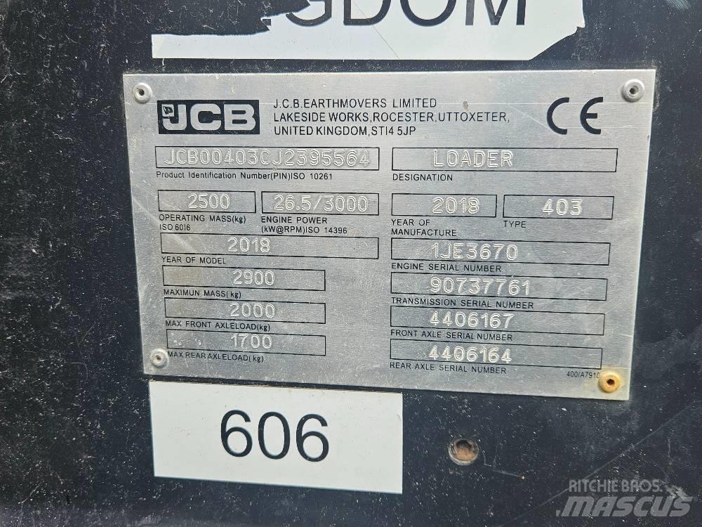 JCB 403 Mini utovarivači
