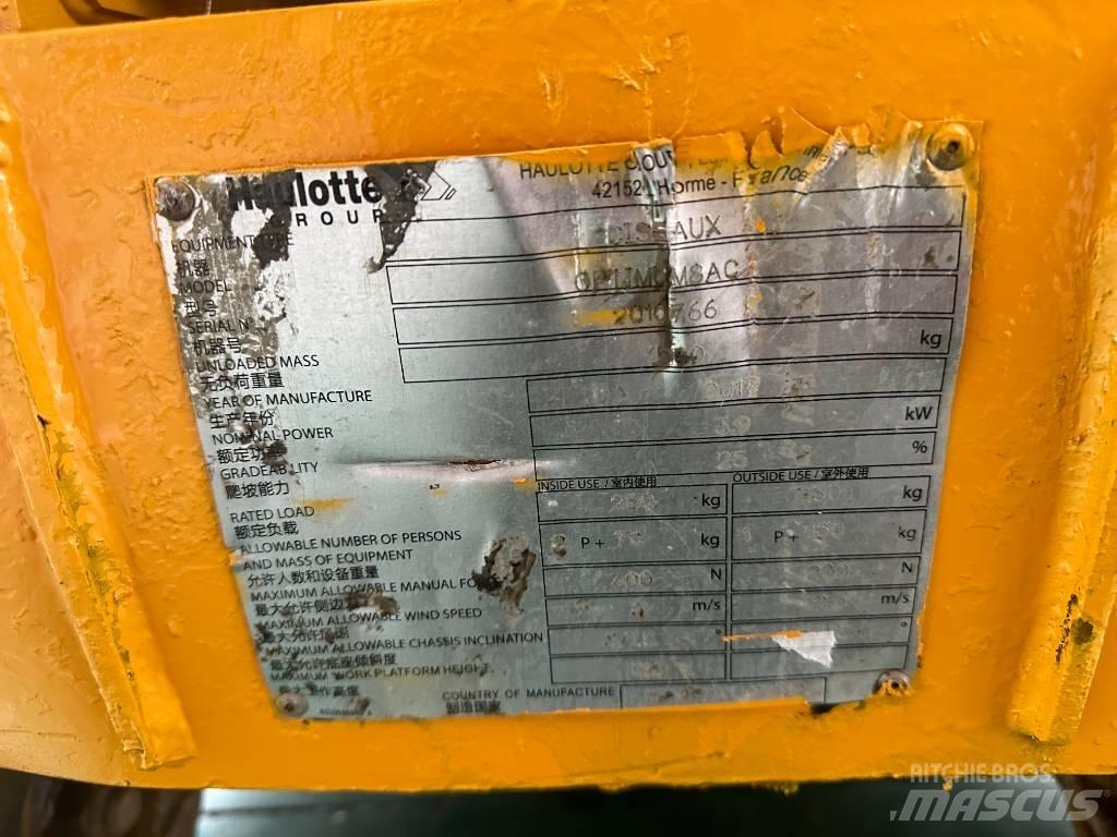 Haulotte OPTIMUM 8 Škaraste platforme