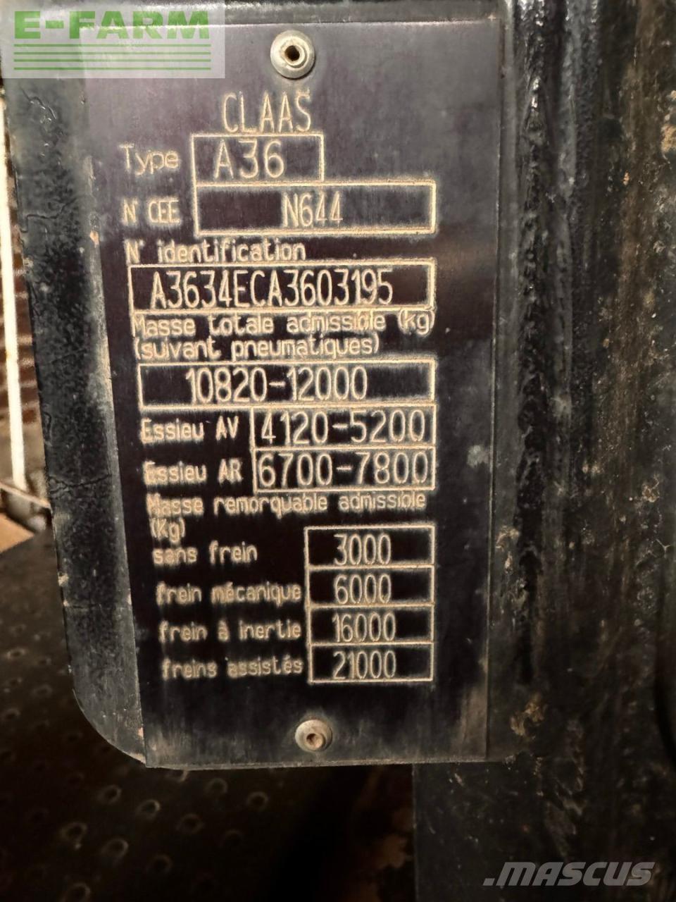 CLAAS ARION 650 Traktori