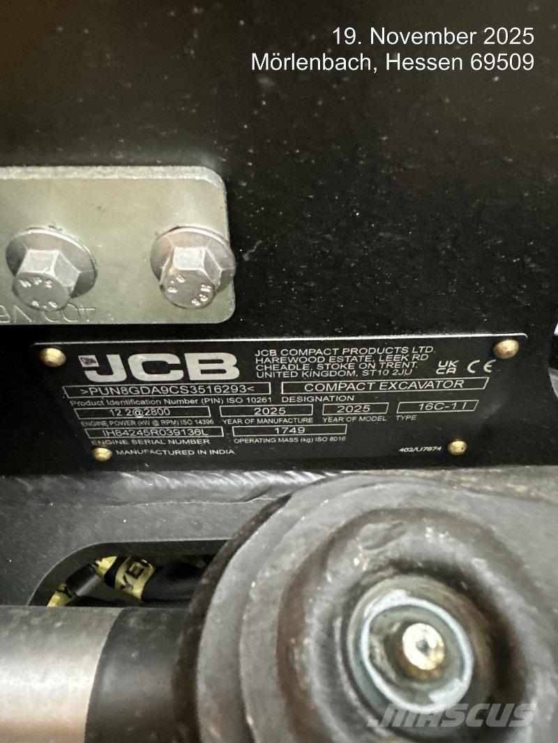 JCB 16C-1 Mini bageri <7t
