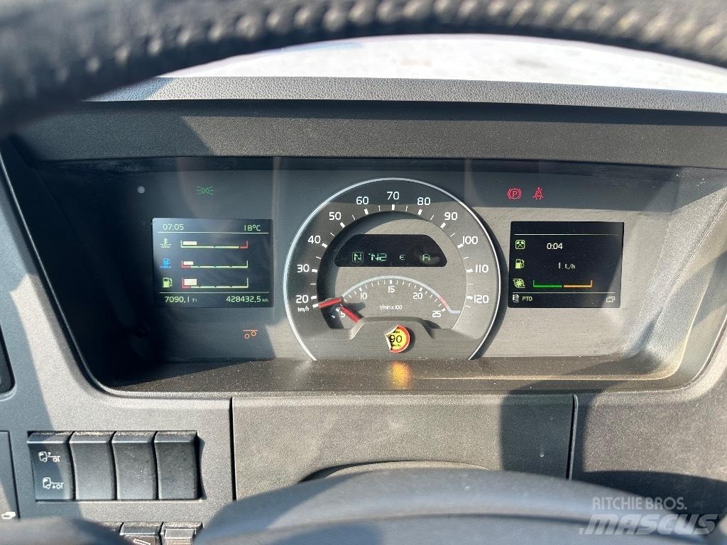 Volvo FMX 510 8x4*4 Rol kiper kamioni s kukama za dizanje