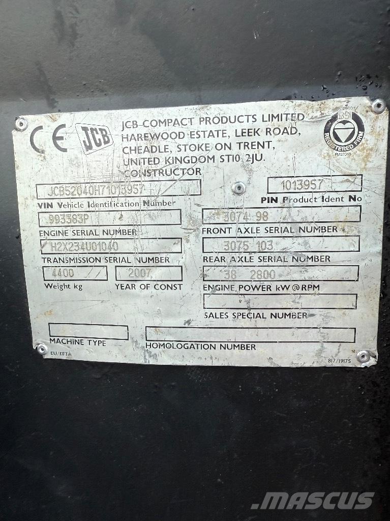 JCB 520-40 Teleskopski viličari