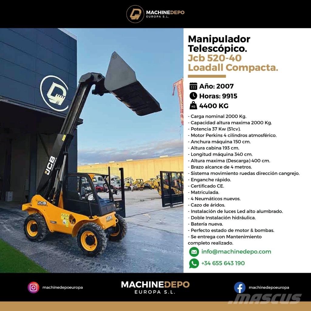 JCB 520-40 Teleskopski viličari