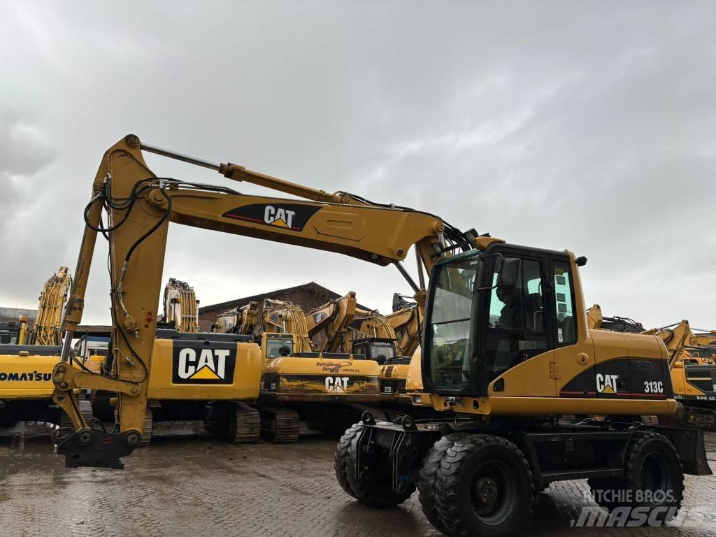 CAT M 313 C Bageri na kotačima