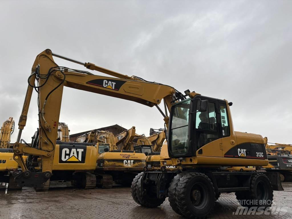 CAT M 313 C Bageri na kotačima