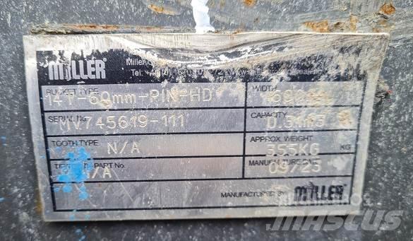  2' BUCKET, 60mm PINS Kašike / Korpe