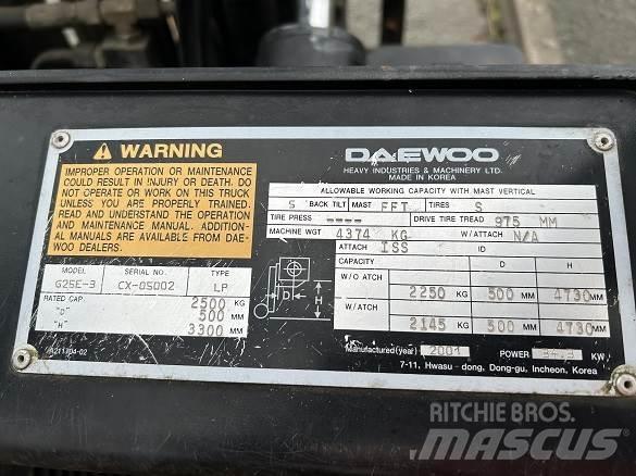 Daewoo G25E-3 Ostalo