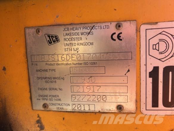 JCB JS 160LC Bageri gusjeničari