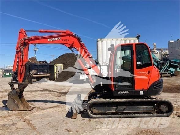 Kubota KX080-3 Bageri gusjeničari
