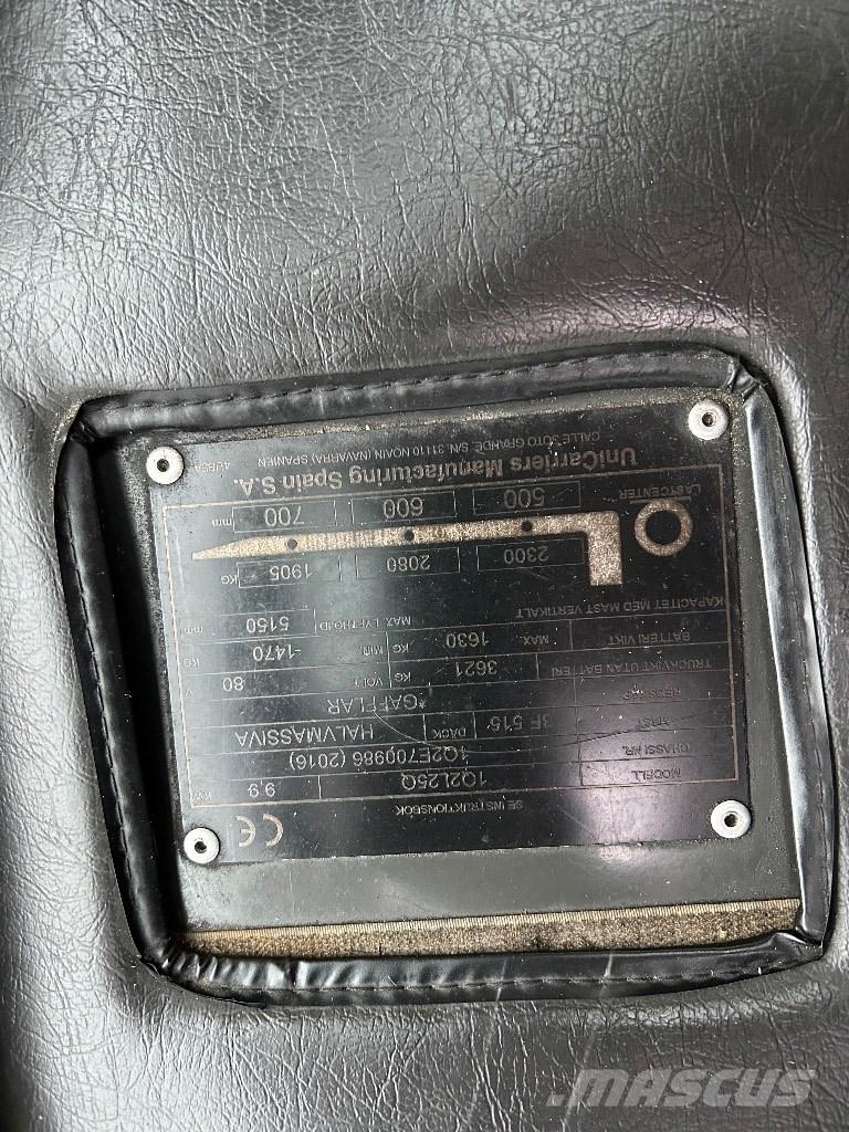 UniCarriers L25Q Električni viličari