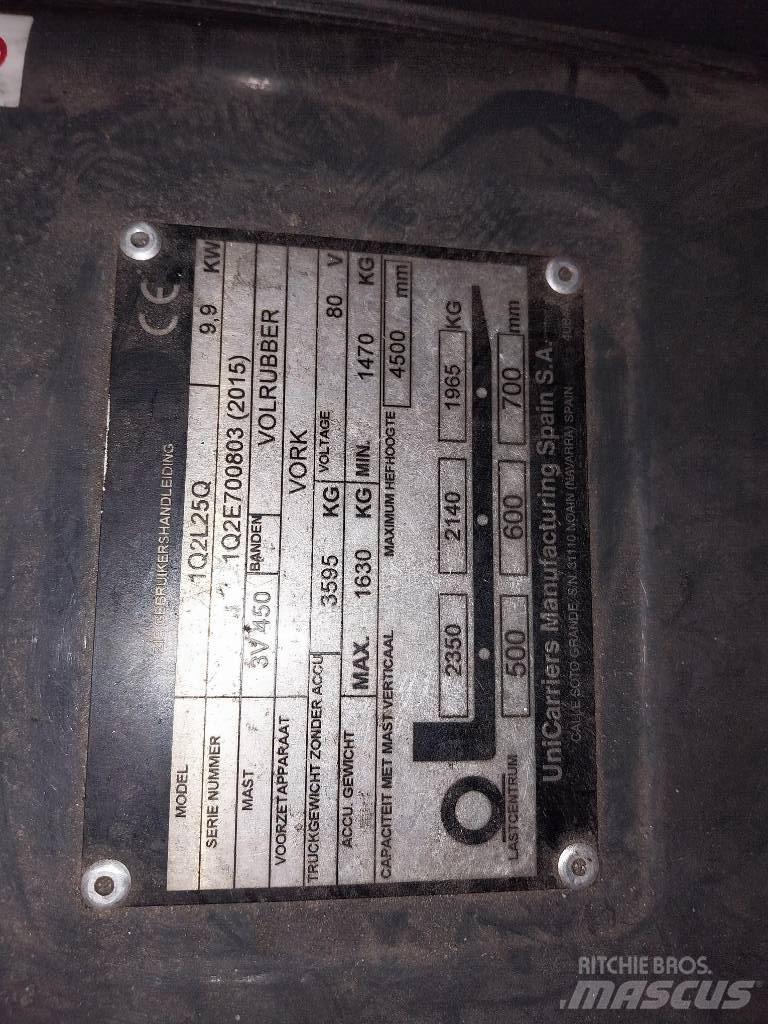 UniCarriers QX25 Električni viličari