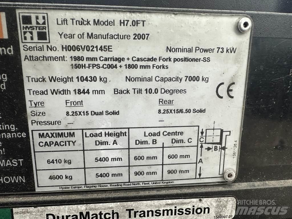 Hyster H7.0FT Plinski viličari