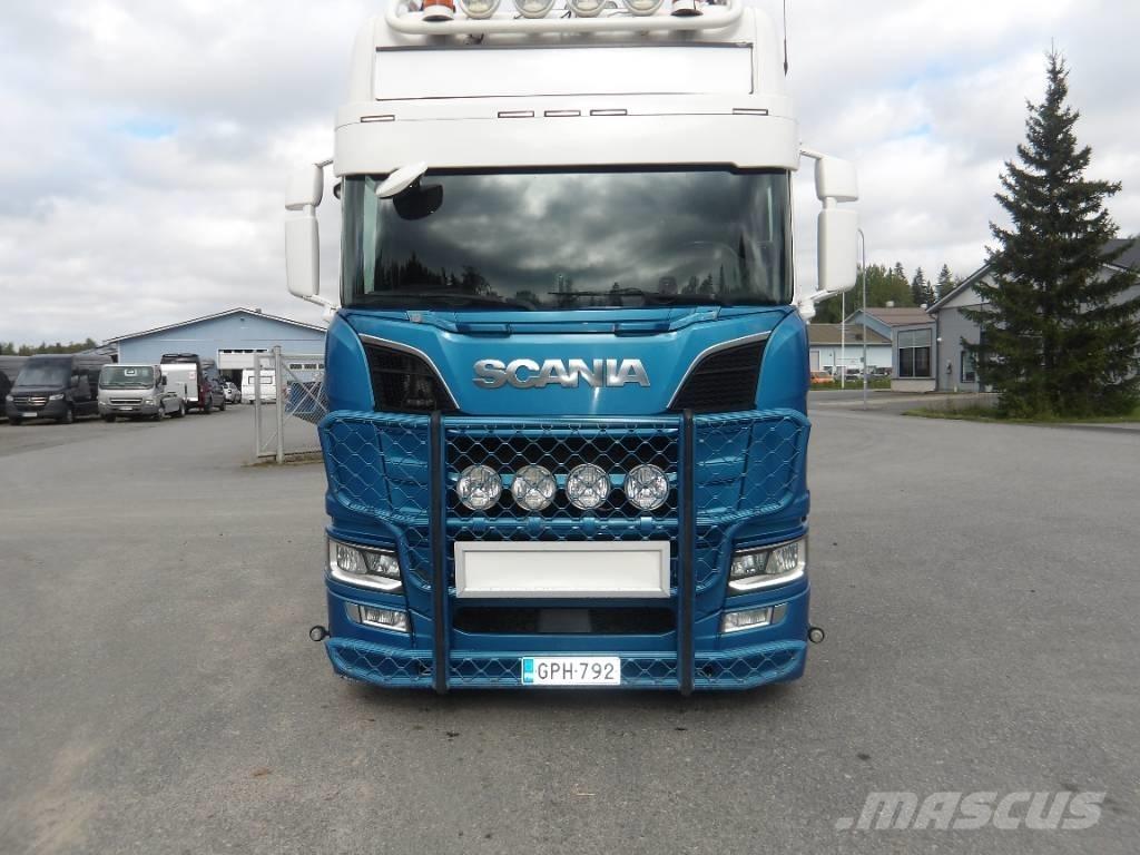 Scania R580 6x2 Rol kiper kamioni s kukama za dizanje