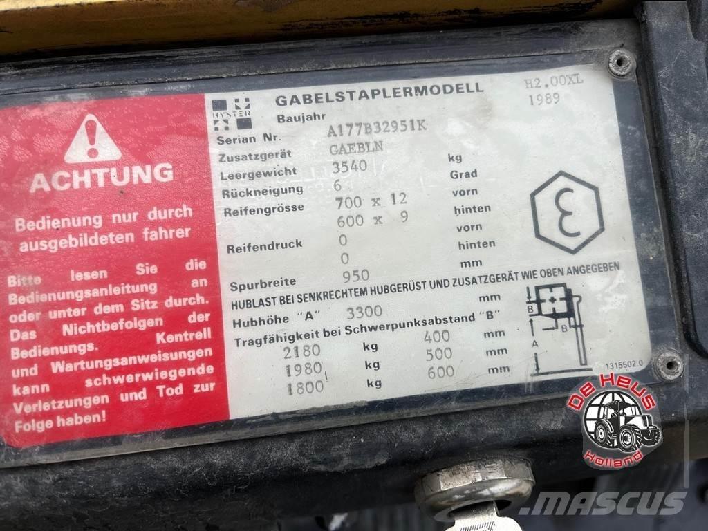 Hyster H2.00XL Viličari - ostalo