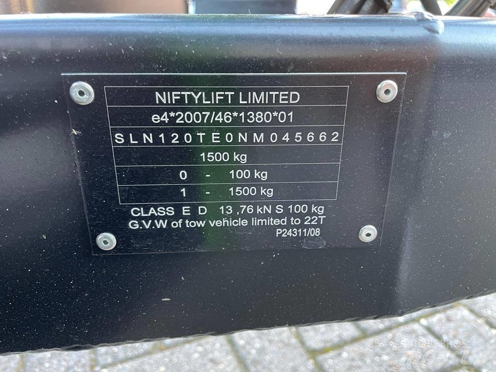 Niftylift 120T Vučne prikolice se podiznom košarom