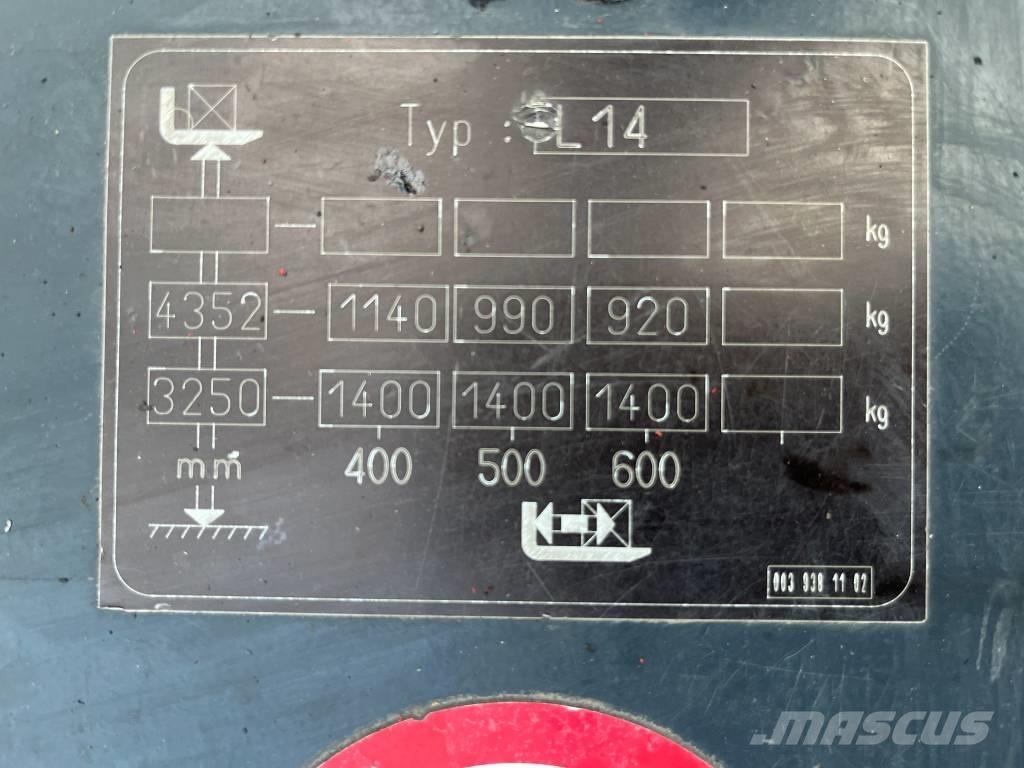 Linde L 14 V-3816 Samopogonski ručni viličari