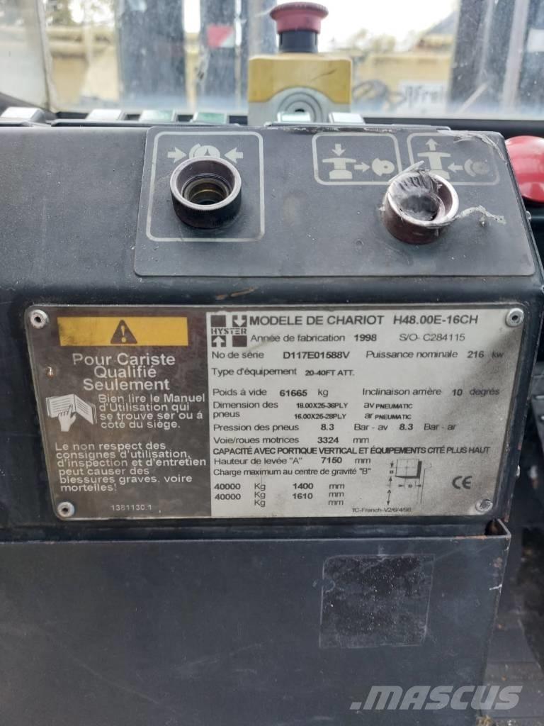 Hyster 48.00 E 16-CH Kontejnerski viličari