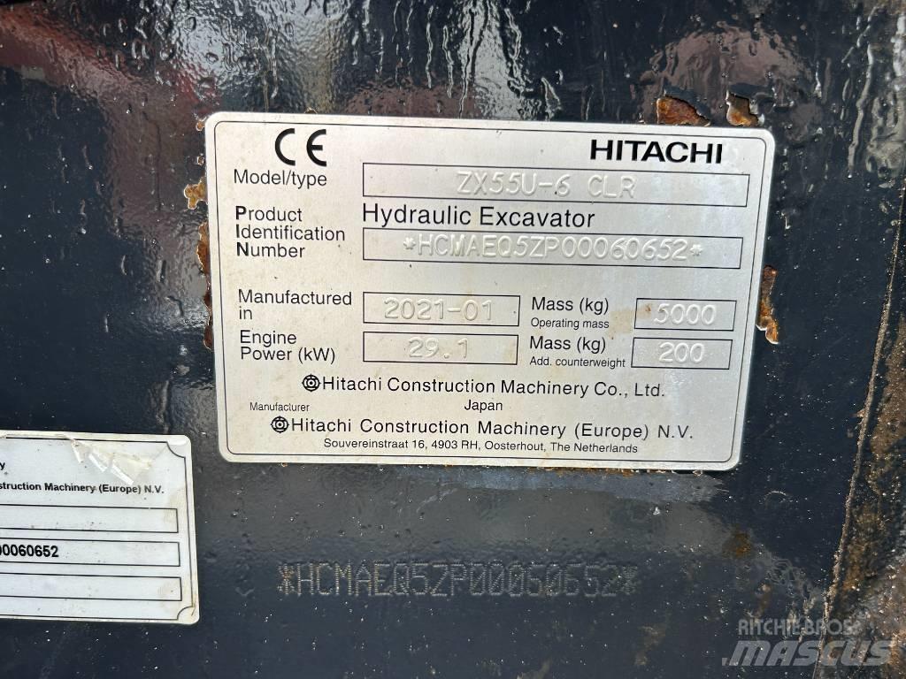 Hitachi ZX55U-6 Mini bageri <7t