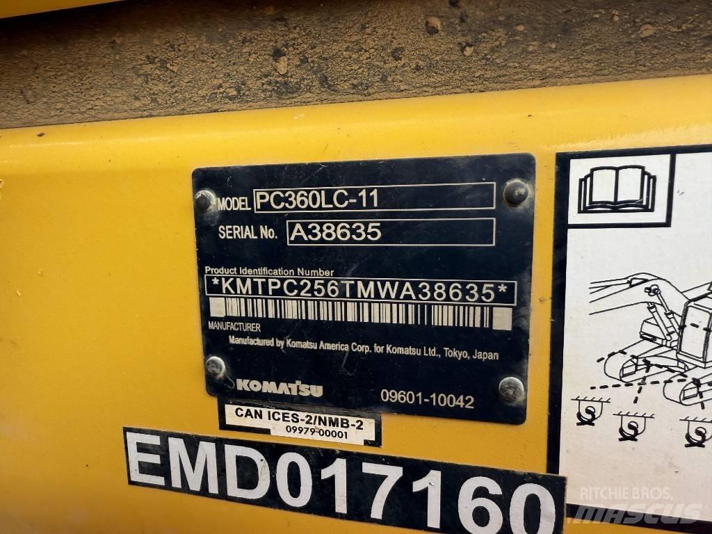 Komatsu PC360LC-11 Bageri gusjeničari