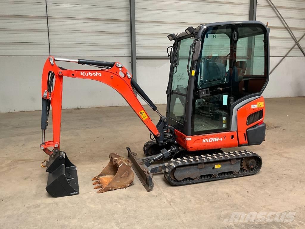 Kubota KX 018-4 Mini bageri <7t