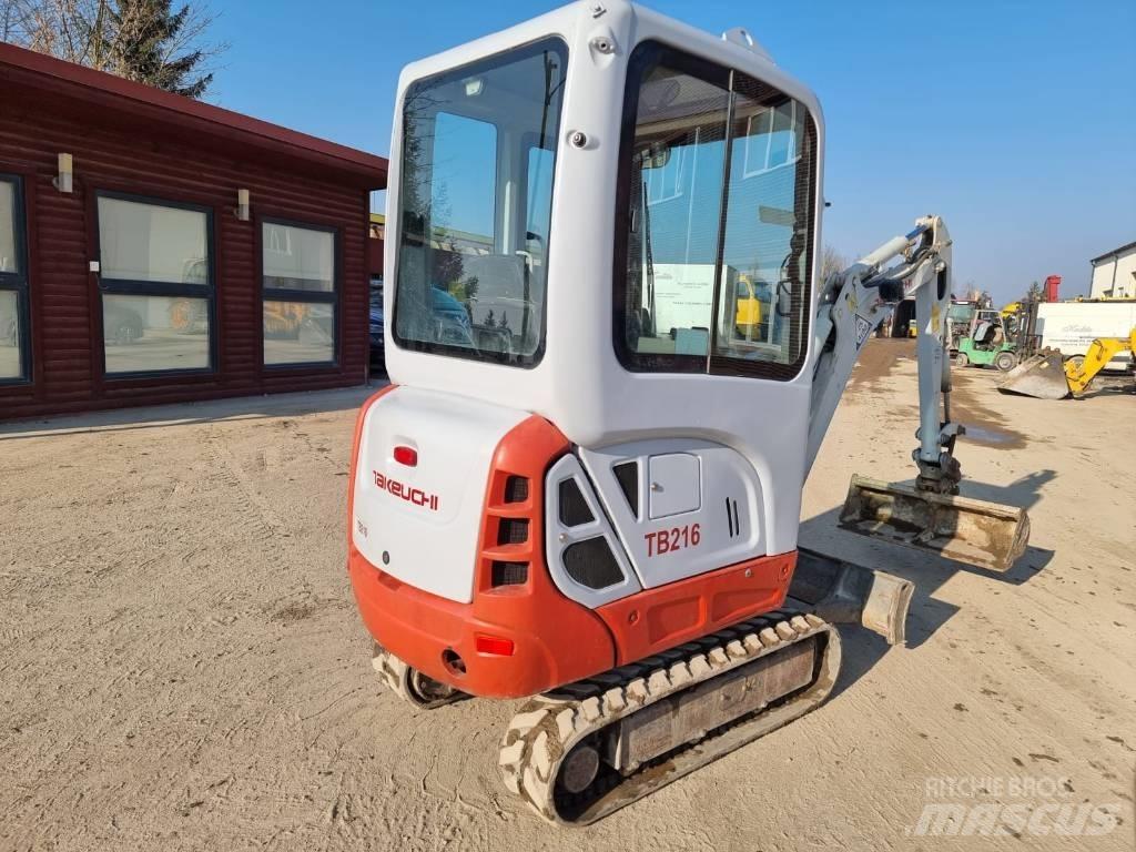 Takeuchi TB 216 Mini bageri <7t