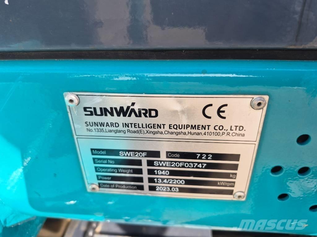 Sunward SWE 20 F Mini bageri <7t