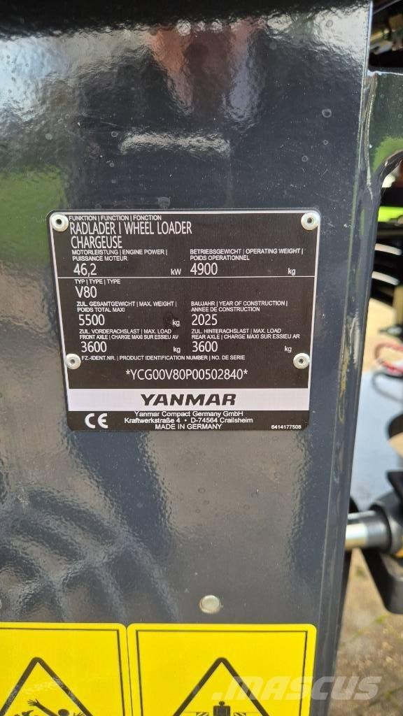 Yanmar V80/5 Utovarivači na kotačima
