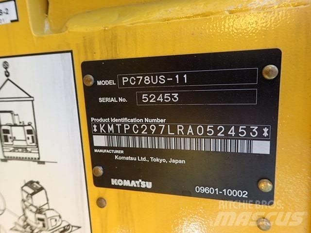 Komatsu PC78US-11 Bageri gusjeničari