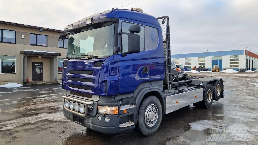 Scania R500 6X2 Rol kiper kamioni s kukama za dizanje