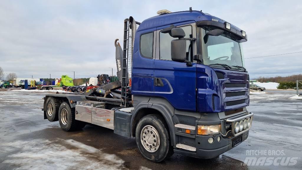 Scania R500 6X2 Rol kiper kamioni s kukama za dizanje