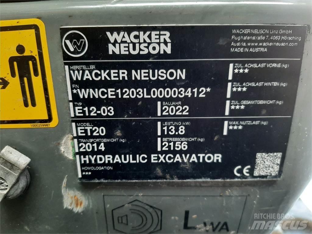 Wacker Neuson ET20 Bageri gusjeničari