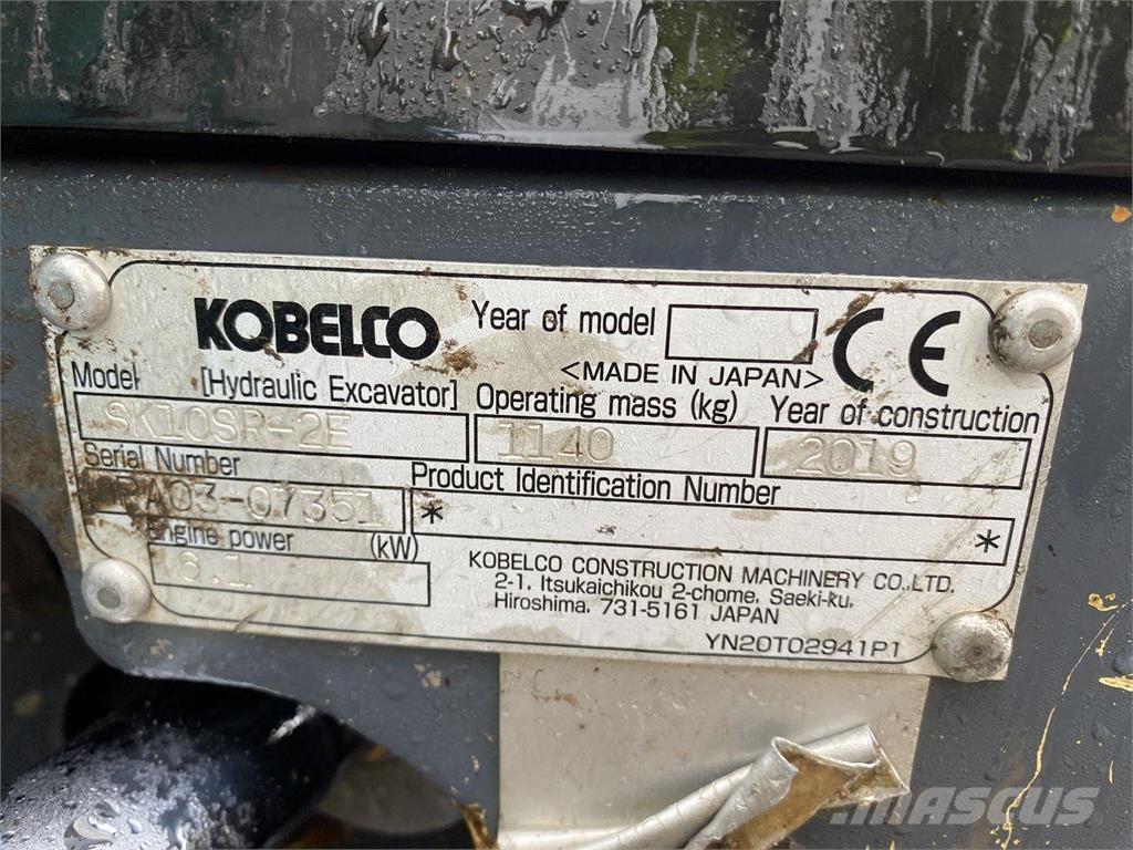 Kobelco SK10SR-2 Bageri na kotačima