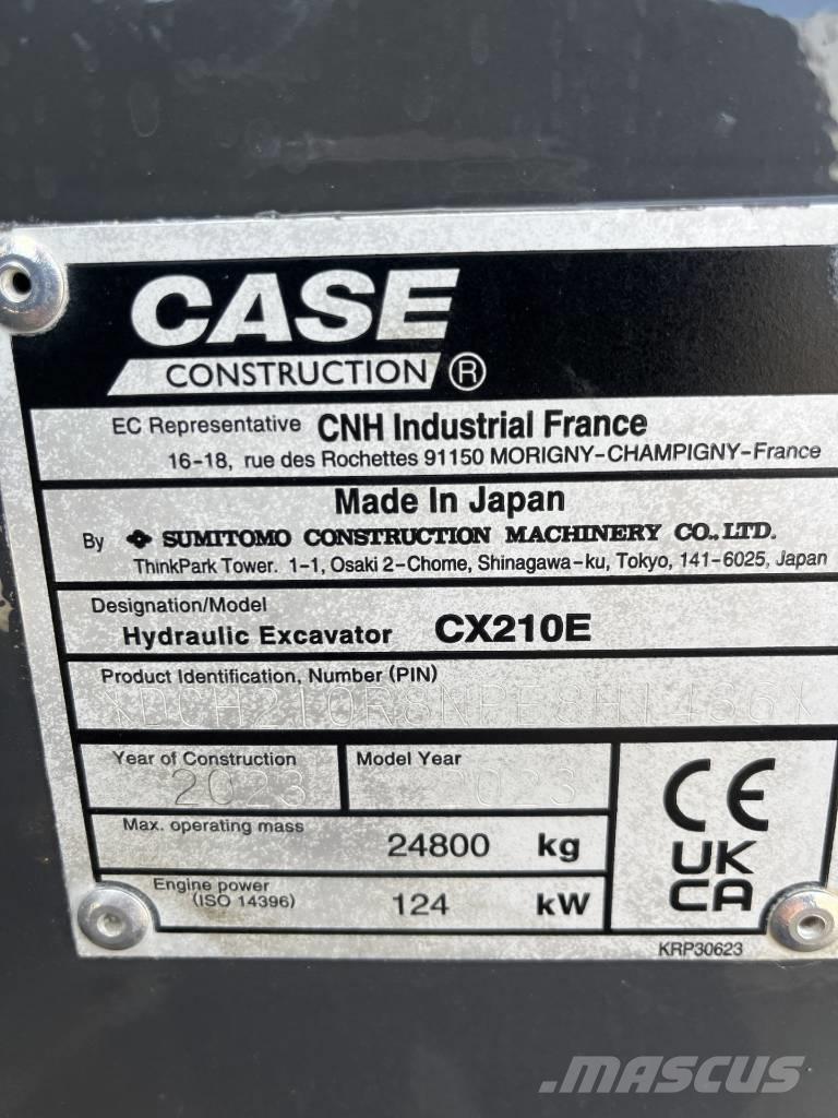 CASE CX 210 E Bageri gusjeničari