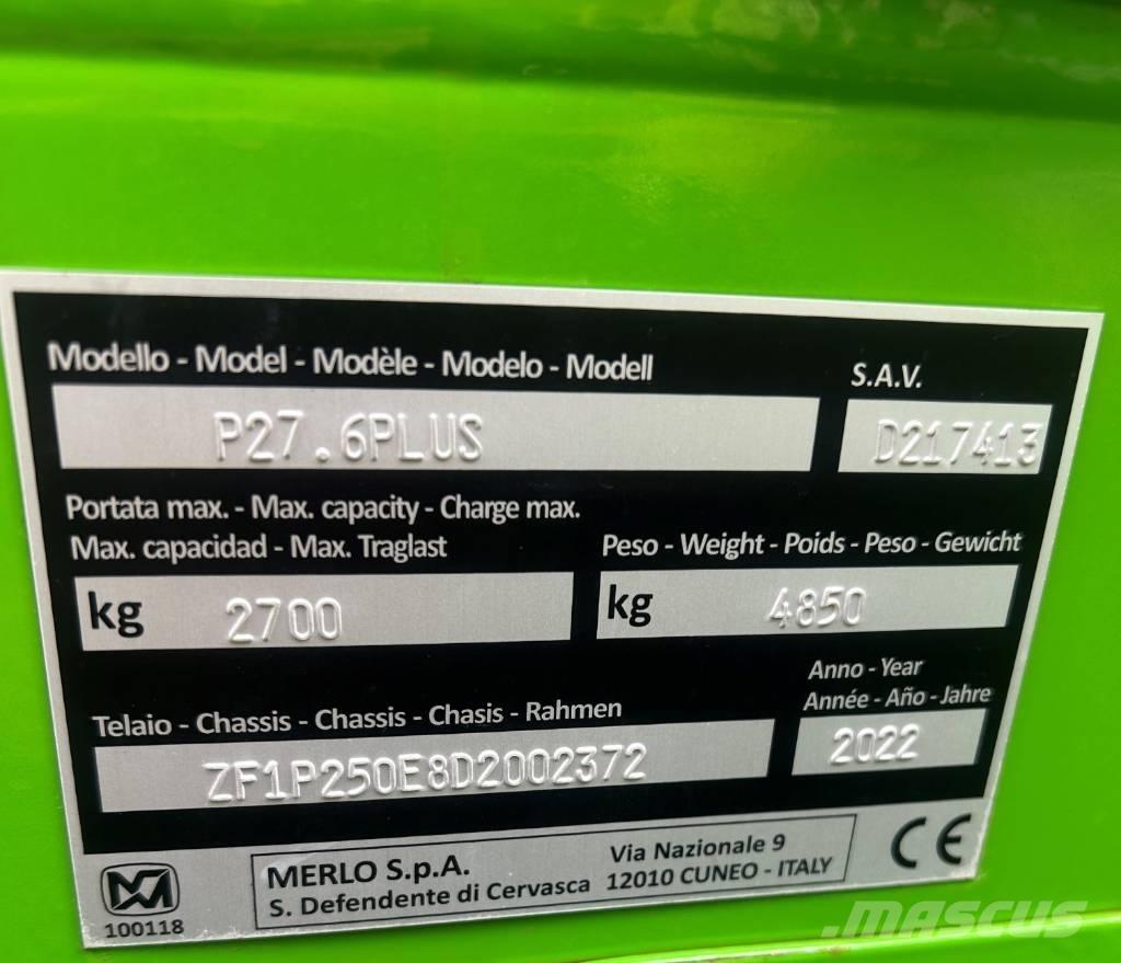 Merlo P 27.6 Plus Teleskopski viličari