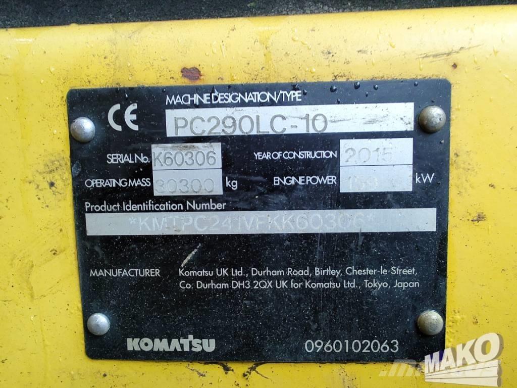 Komatsu PC 290 LC-10 Bageri gusjeničari