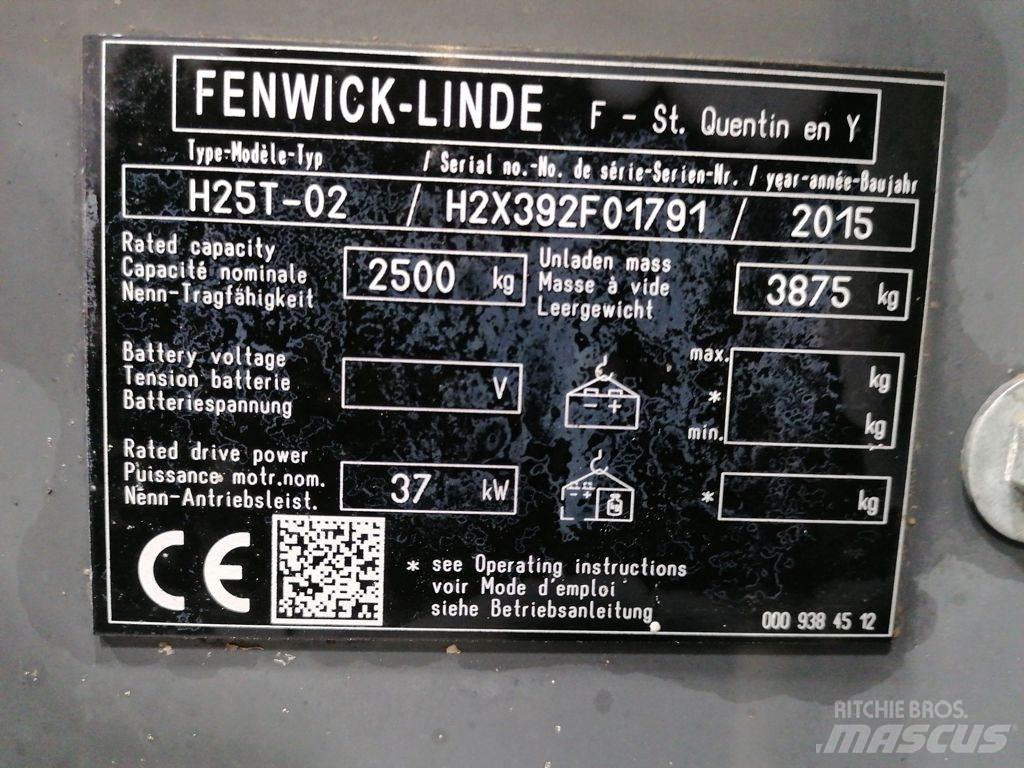 Linde H25T-02 Plinski viličari
